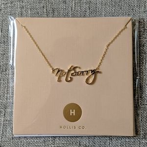 Rachel Hollis "Not Sorry" 14k gold necklace